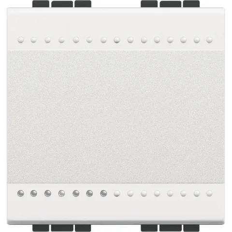 Intrerupator simplu 2M Living Light Bticino N4001M2N, alb