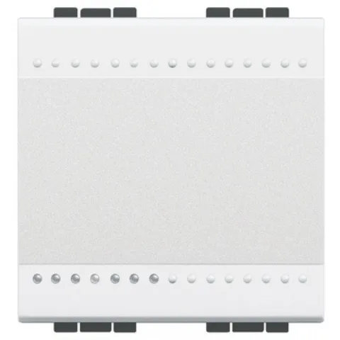 Intrerupator cap cruce 2 module Living Light Bticino N4004M2N, alb