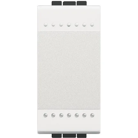 Buton prin apasare 1P NO 10A Living Light Bticino N4005A, alb