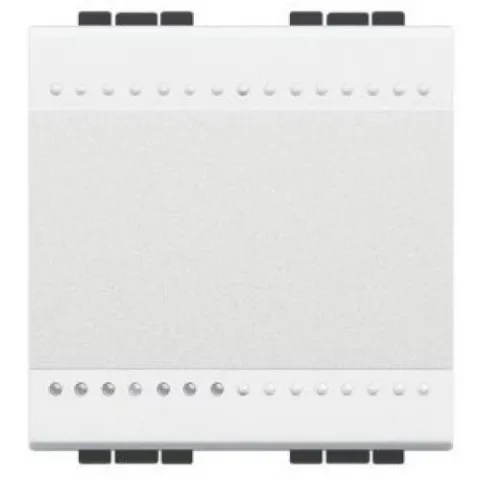 Intrerupator cu revenire 2 module Living Light Bticino N4005M2N, alb