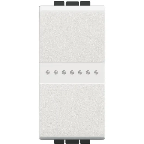 Intrerupator cap cruce 1 modul Living Light Bticino N4054, alb