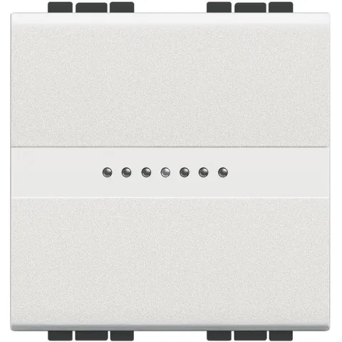 Intrerupator cap cruce 2 module Bticino Living Light N4054M2, alb