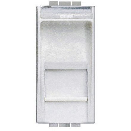 Priza date 1M RJ45 Living Light Bticino N4279C5E, alb