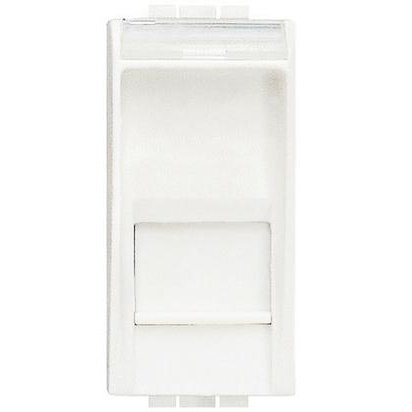 Priza date RJ45 CAT6 1 modul Living Light Bticino N4279C6, alb