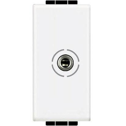 Priza audio-video jack 3.5 Living Light Bticino N4280, alb