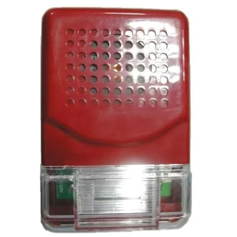 Sirena incendiu de interior, cu flash, culoare rosie NB-570-SL
