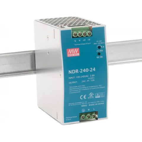 Sursa de alimentare 24V 10A MeanWell NDR-240-24