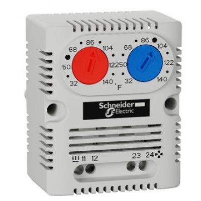 Termostat Schneider NSYCCOTHDF, 1NO/1NC, 250 V,