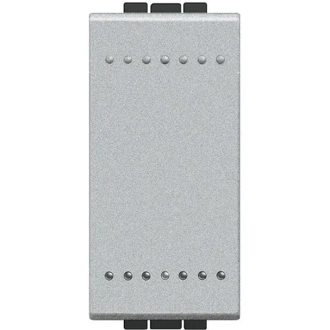 Intrerupator simplu 1 modul Living Light Bticino NT4001N, argintiu