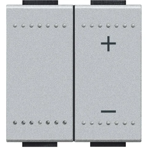 Variator universal cu comanda tactila Bticino Living Light NT4411N, argintiu