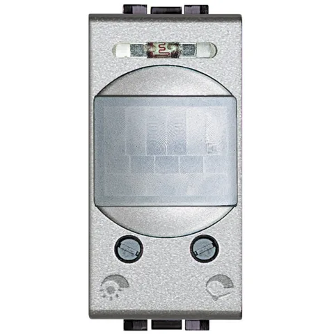 Senzor de miscare IR pasiv 1 modul Bticino Living Light NT4431N, argintiu