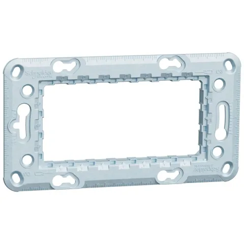Rama suport 4M Zamak Schneider Noua Unica NU7104 alb, bej, antracit, aluminiu