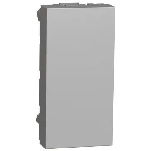 Tasta falsa 1 modul Schneider Noua Unica NU986530, aluminiu