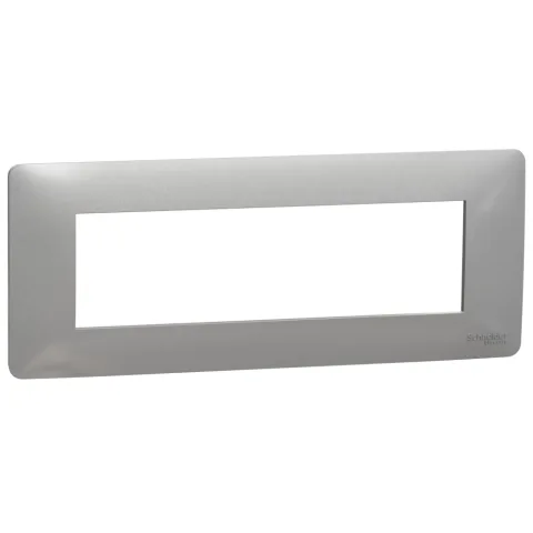 Rama Unica Studio 7 module Schneider Noua Unica NU210730, aluminiu