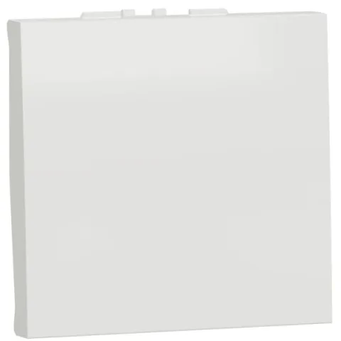 Intrerupator cap scara 16A 2 module Schneider Noua Unica NU326318, alb