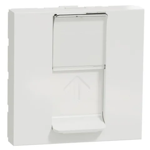 Priza date RJ45, CAT5 STP Schneider Noua Unica NU341318, alb