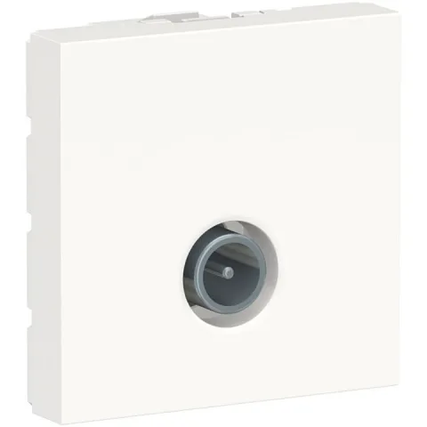 Priza tv 2 module Schneider Noua Unica NU346218, alb