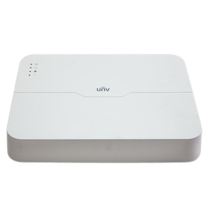 NVR 8 canale Uniview NVR301-08LS3-P8, 4K, 8 canale 8MP + 8 porturi PoE, compresie H.265 Ultra