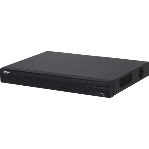 NVR 16 canale Dahua NVR4216-4KS3, 12MP, 160 Mbps, SMD Plus, detectie si recunoastere faciala, protectie perimetru, alarma, fara PoE