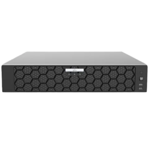 NVR 64 canale Uniview NVR508-64B seria Prime, 4K, max. 12MP, VCA, Alarma, compresie H.265 Ultra