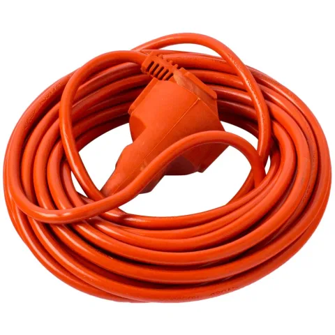 Prelungitor fisa-cupla 10m, 3x1mm2, portocaliu Strohm SM-PFS-10M