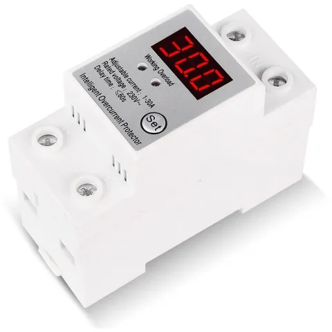 Releu siguranta digitala de protectie tensiune, Sinotimer, 30A, 230V, SAP-30A, recuperare automata cu afisaj LED