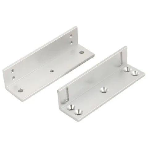 Suport in forma de Z SB-110Z pentru montarea electromagnetilor de 110kgf pe usi cu toc ingust si deschidere la interior