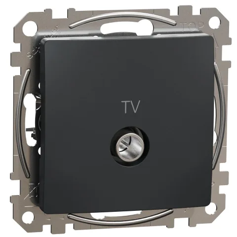Priza TV finala 4dB, Schneider, SDD114471, Sedna Design, antracit