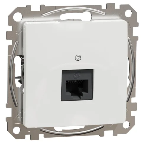 Priza RJ45 Cat6A UTP Schneider Sedna Design SDD111466, alb