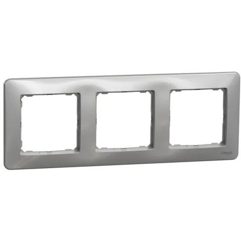 Rama tripla, Schneider, SDD313803, Sedna Design, aluminiu