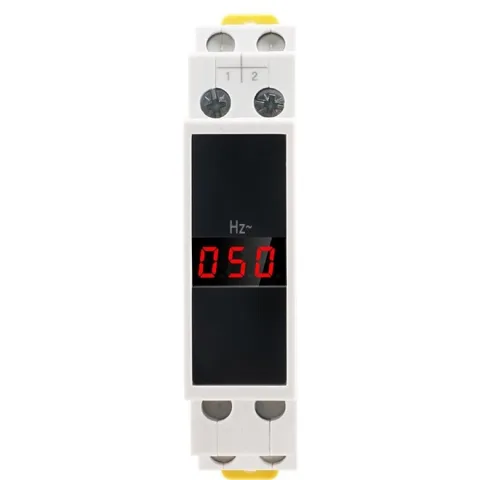 Frecventmetru digital monofazic Sinotimer pentru sina tablou DIN, SDM011HZ