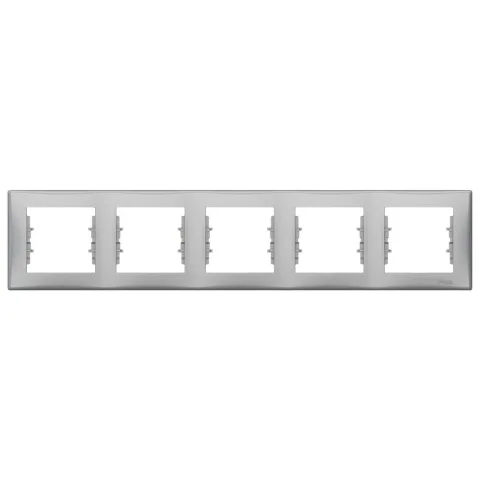 Rama ornament oriz, 5 posturi Schneider Sedna SDN5800960, aluminiu