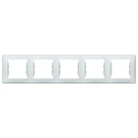 Rama ornament 5 posturi Schneider Sedna SDN5800933, gri