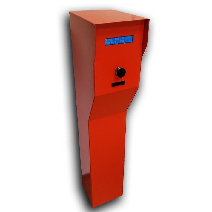 Dispozitiv stand-alone/retea de eliberare a cardului de parcare SECPRAL SEKA P-IN