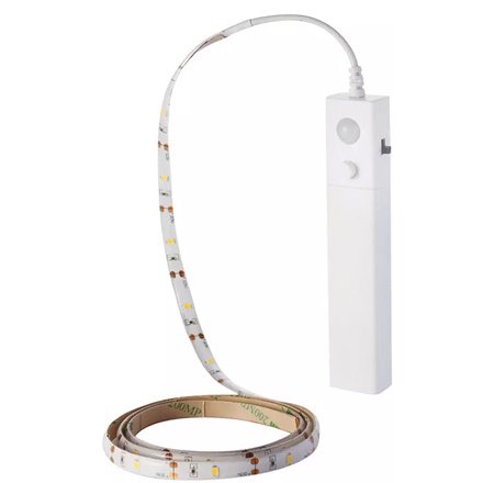 Banda LED 2835 2.4W 1M 4000K senzor miscare alimentare baterii 4XAAA V-TAC SKU-2574