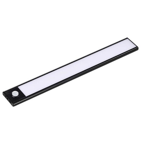 Corp iluminat LED 1.5W 3000K IP20 cu senzor miscare - negru V-TAC SKU-2960