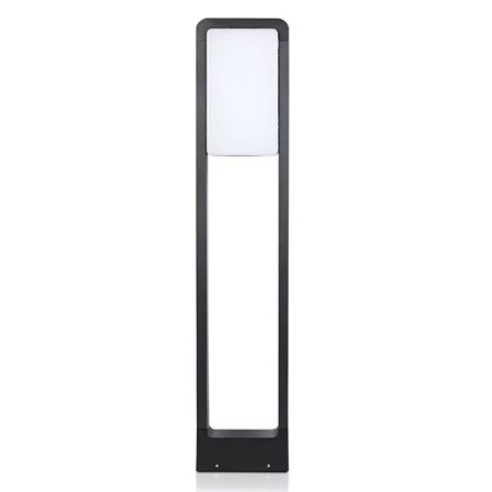 Lampa iluminat gradina 10W IP65 6400K alb rece - negru V-TAC SKU-20115