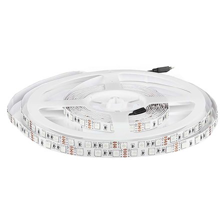 Banda LED SMD5050 60LED/M galben IP20 5M V-TAC SKU-212156