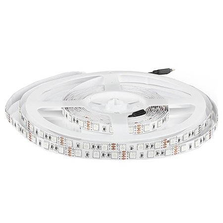 Banda LED SMD5050 60LED/M RGB IP20 5M V-TAC SKU-212120