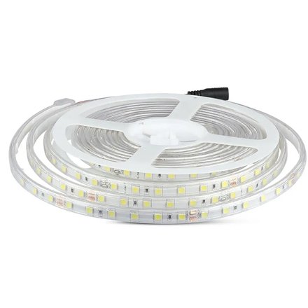 Banda LED SMD5050 24V 60LED/M 6400K IP65 5M V-TAC SKU-212564