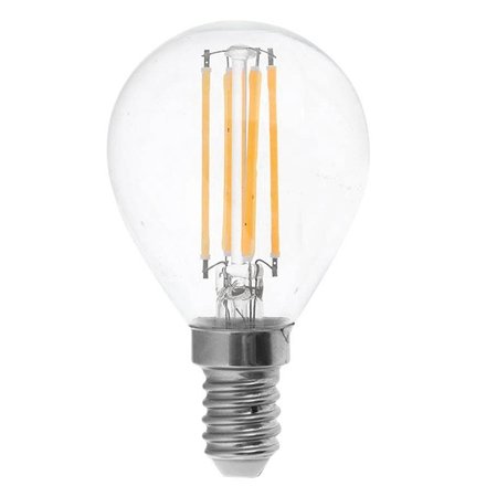 Bec E14 cu filament LED 4W 3000K V-TAC SKU-214300