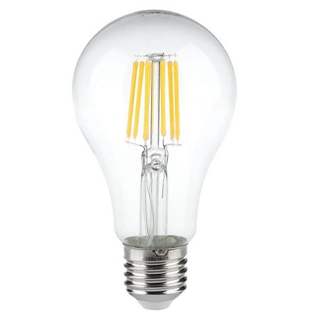 Bec LED A60 E27 10W cu filament 4000K V-TAC SKU-214411