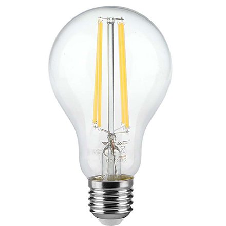 Bec A60 E27 filament LED 12W 3000K alb cald V-TAC SKU-217458