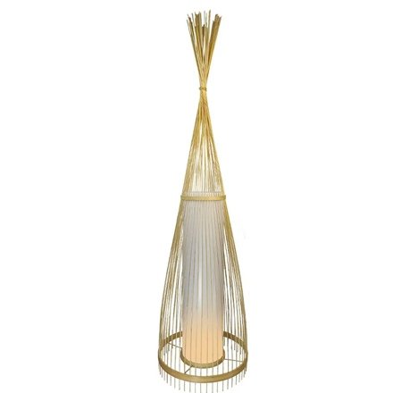 Lampa podea din rattan soclu E27 100CM V-TAC SKU-40571