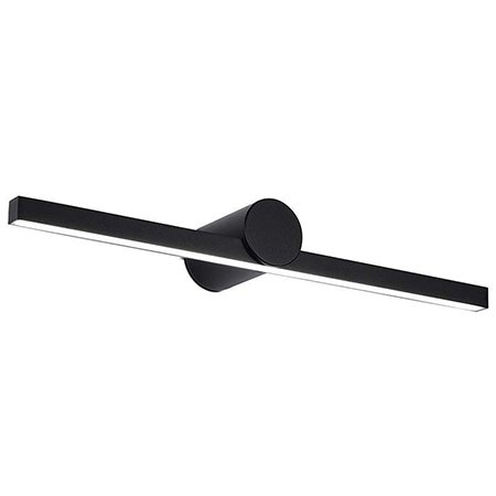 Corp iluminat LED montaj deasupra oglinzii 10W 4000K - negru V-TAC SKU-405841
