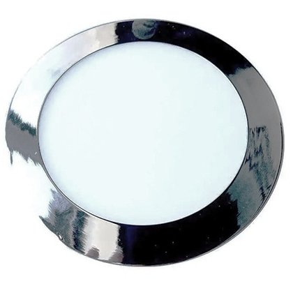 Panou LED slim rotund 24W 4000K - crom V-TAC SKU-6353