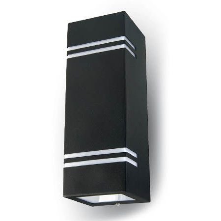 Corp iluminat soclu 2XGU10 IP44 negru V-TAC SKU-7512