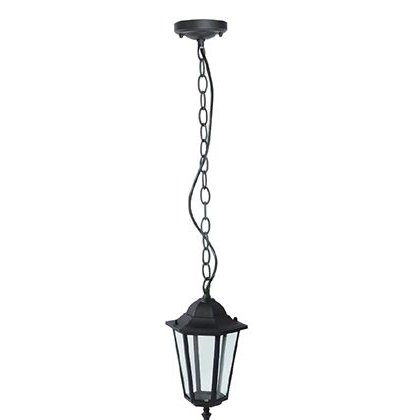 Pendul exterior IP44 E27, negru mat V-TAC SKU-7072