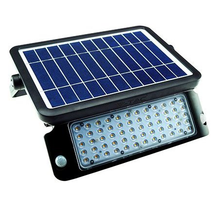 Reflector LED 10W 4000K cu incarcare solara V-TAC SKU-9869
