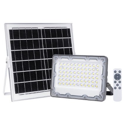 Proiector LED solar exterior STARKE ST00354, telecomanda 7.5W 6500k IP65